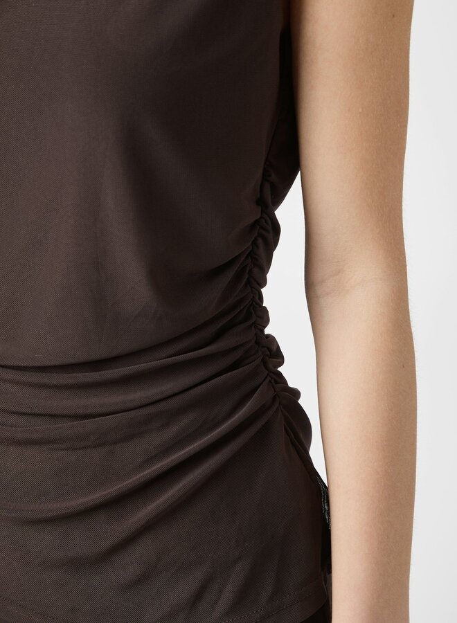 Neo Noir Top Liblana  166340  - Dark Brown