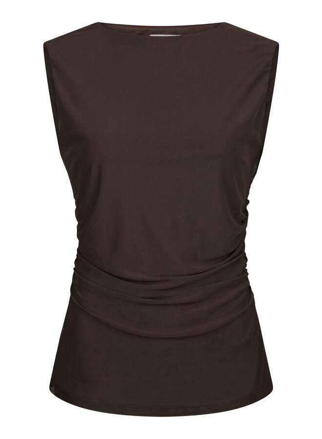 Neo Noir Top Liblana  166340  - Dark Brown