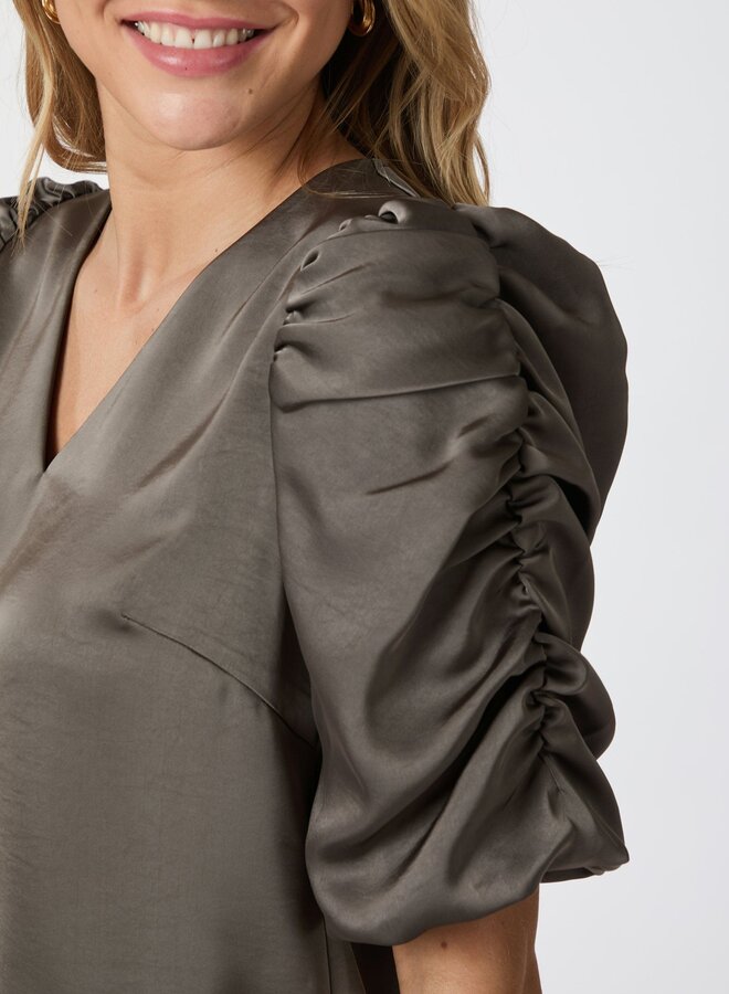 Neo Noir Blouse Elba 165799  - Warm Grey