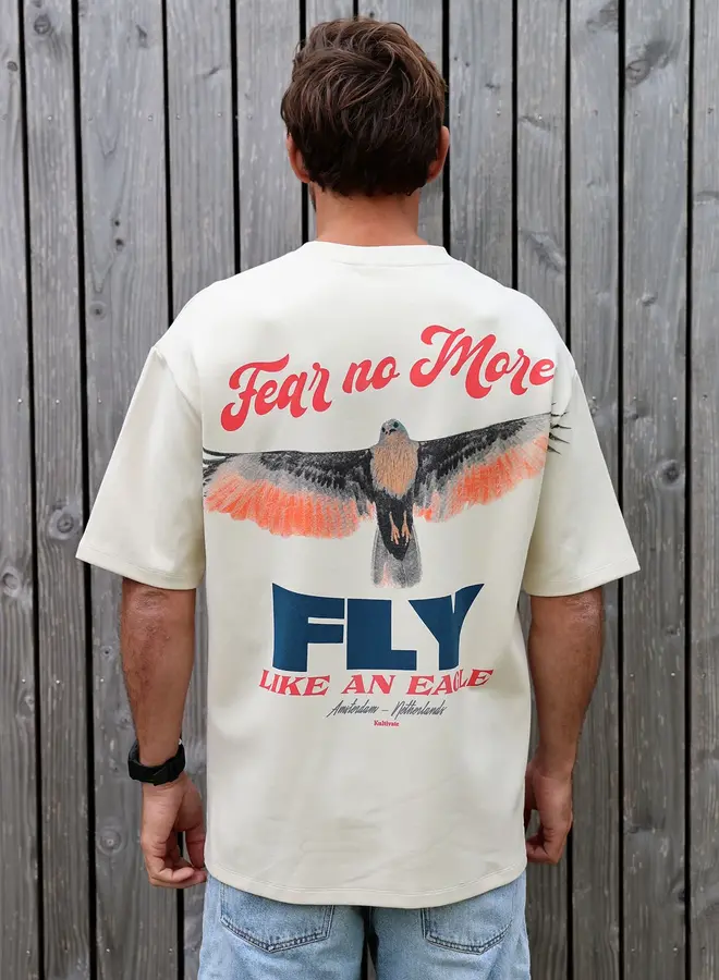 Tshirt Luxury Fly 2501030200 -  Bone White