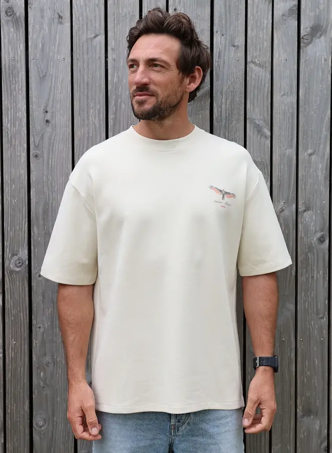Kultivate Tshirt Luxury Fly 2501030200 -  Bone White