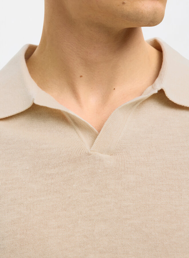 Selected Polo SLHMATTIS 16096197 - Oatmeal