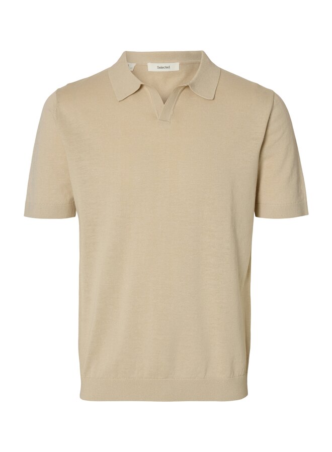 Selected Polo SLHMATTIS 16096197 - Oatmeal