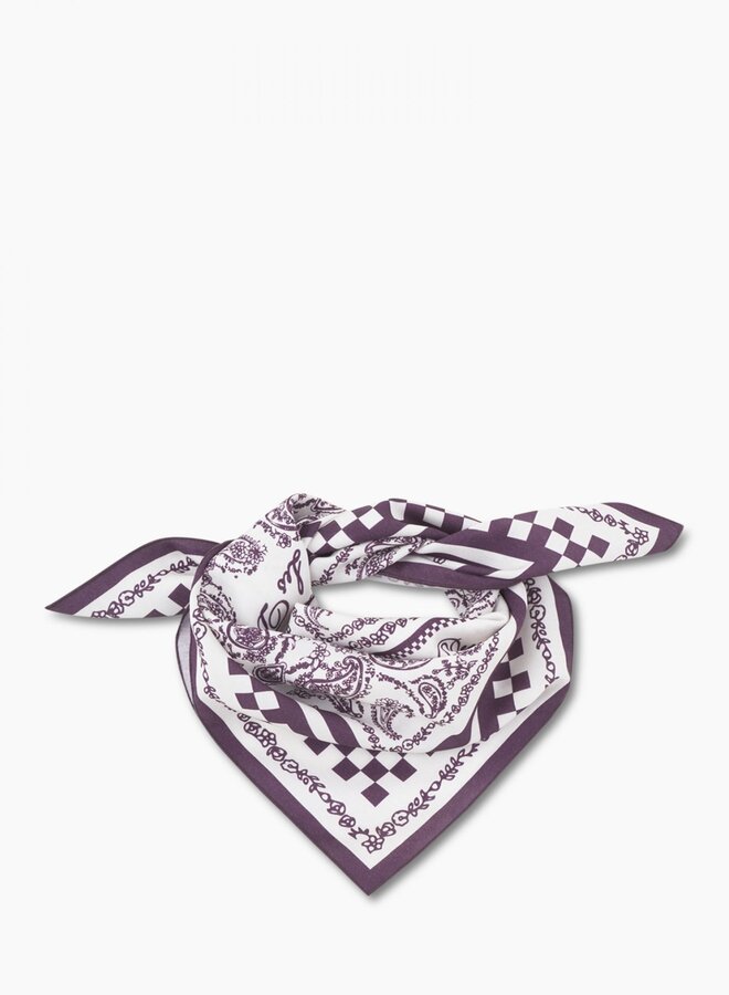 Les Deux Sjaaltje 1000708 Paisley Neckerchief - 218 Light Ivory