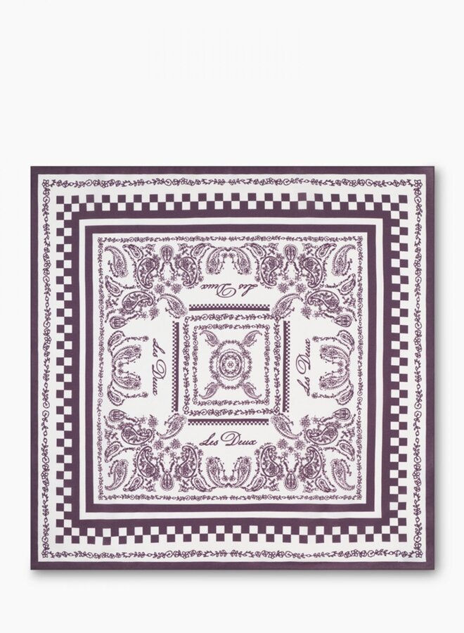 Les Deux Sjaaltje 1000708 Paisley Neckerchief - 218 Light Ivory