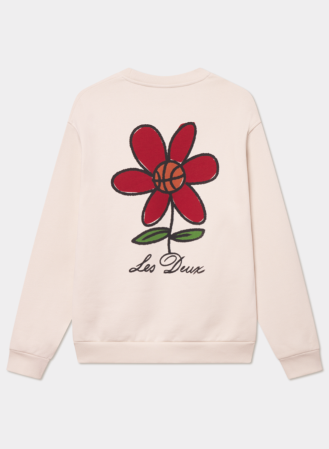 Les Deux Trui 1000836 Flower Basket Sweatsht - 215 Ivory