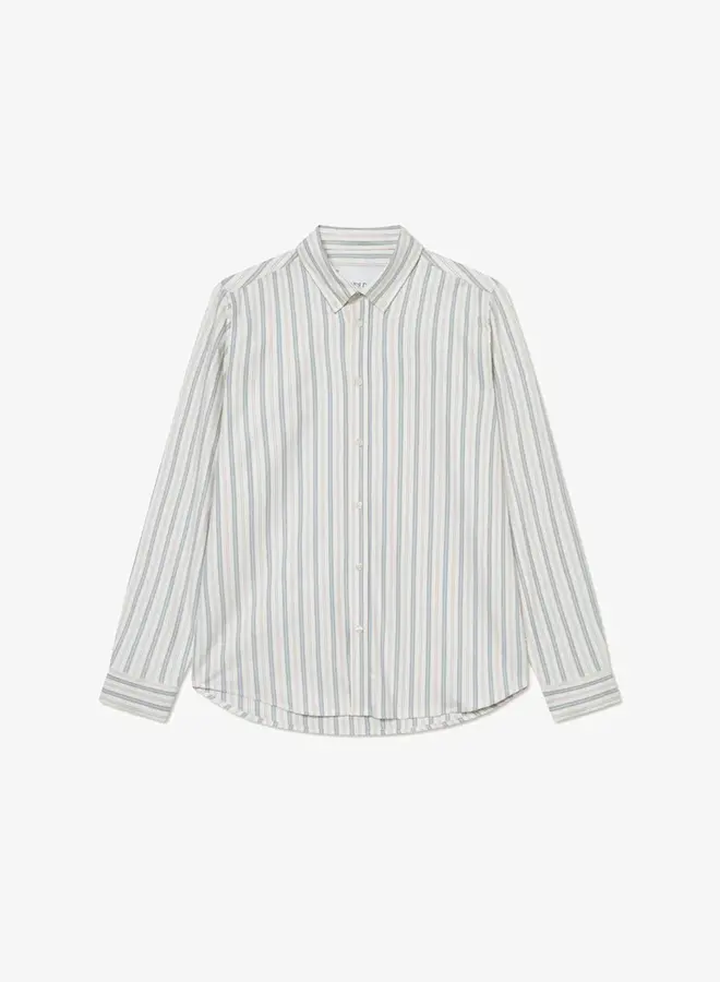 Les Deux Blouse 1000437 Konrad Striped Oxfordt - 218 Light Ivory