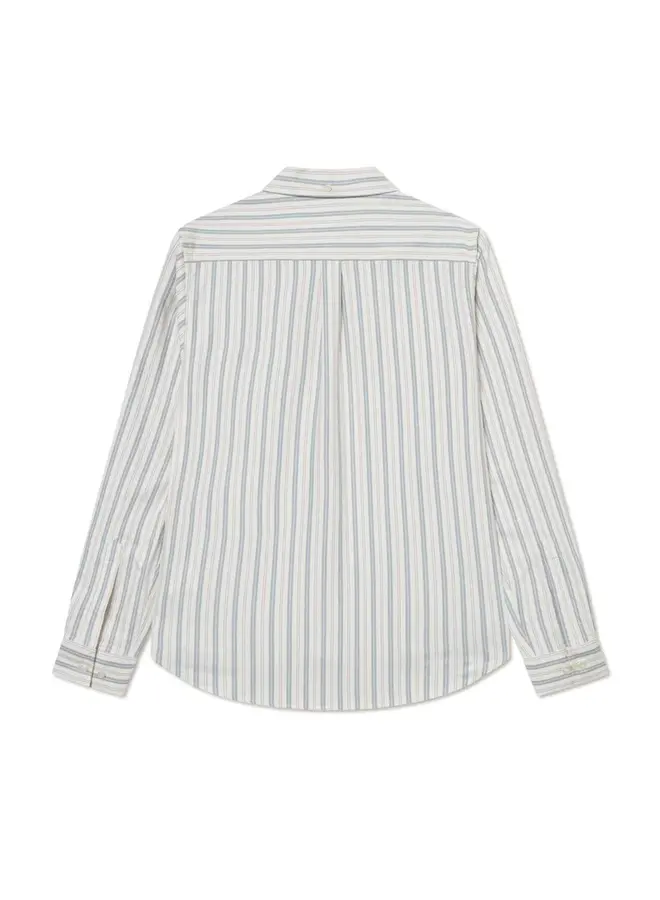 Les Deux Blouse 1000437 Konrad Striped Oxfordt - 218 Light Ivory