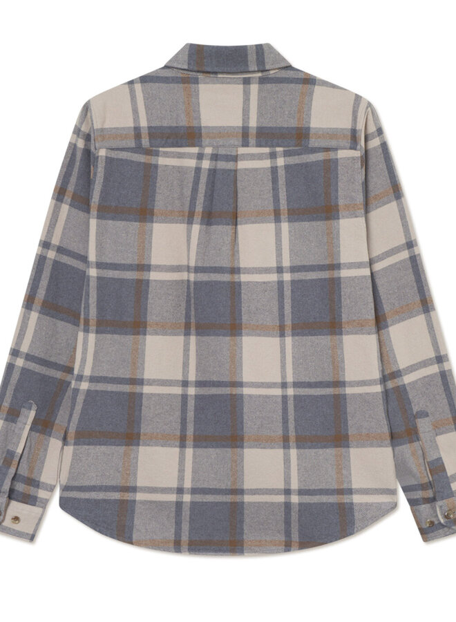 Les Deux Blouse 1000830 Jeremy Check Flannel T - 320 Grey Melange