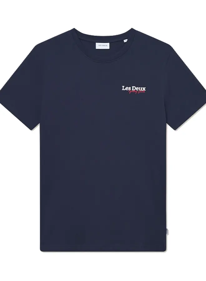 Les Deux Racing T-shirt 1000475 - 460 Dark Navy