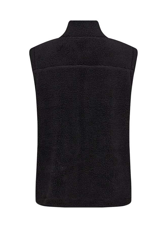Soyaconcept Teddy Waistcoat Gilet  26851 - Black