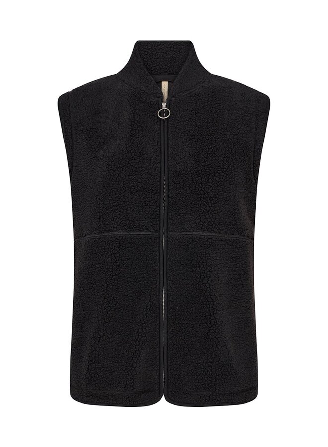 Soyaconcept Teddy Waistcoat Gilet  26851 - Black