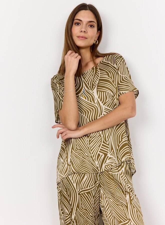 Soyaconcept Blouse Signora 41305 - Misty Olive Combi