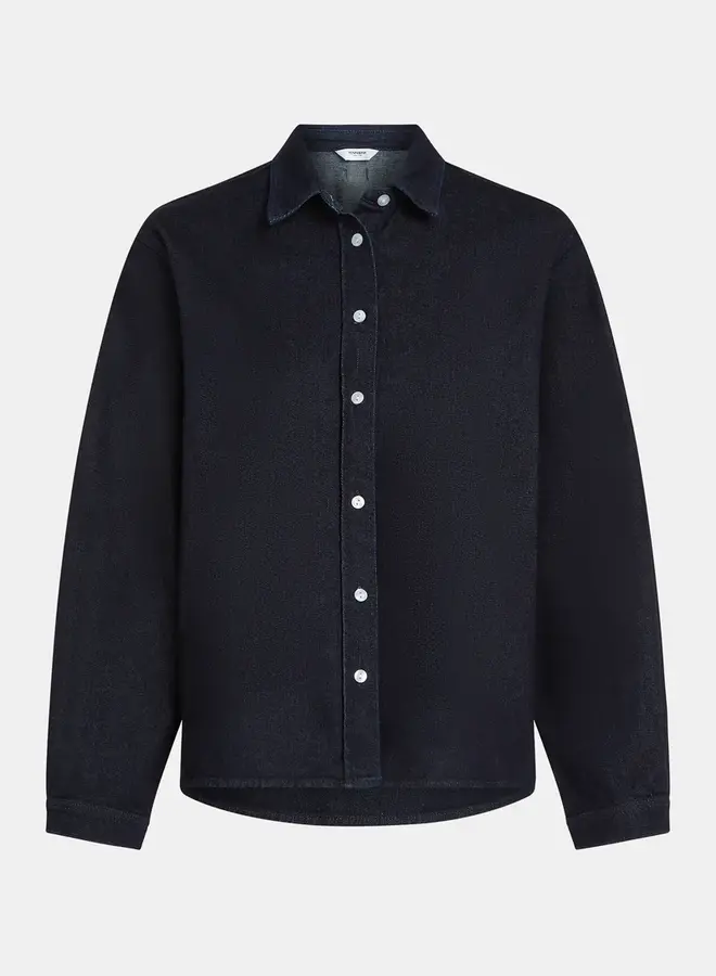 Penn&Ink Blouse W25Z801 - 595 Dark Blue Jeans