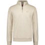 New Zealand Auckland Trui Half Zip 25GN314 - 1183 Light Clay