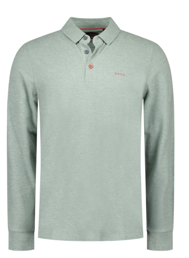 New Zealand Auckland Polo Long Sleeve 25GN200 - 1797 Soft Green