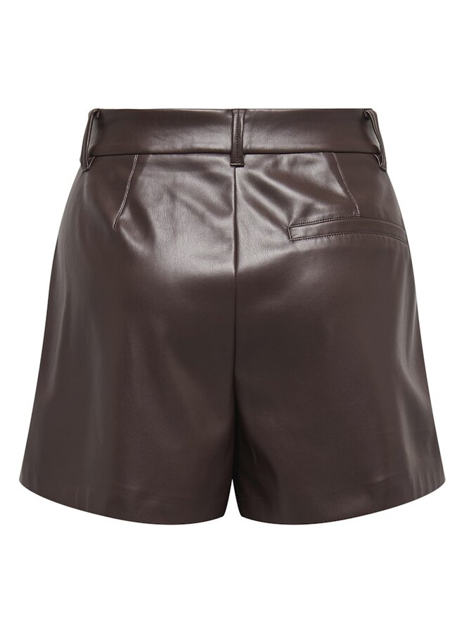 Only Short Faux Leather 15351265 - Seal Brown