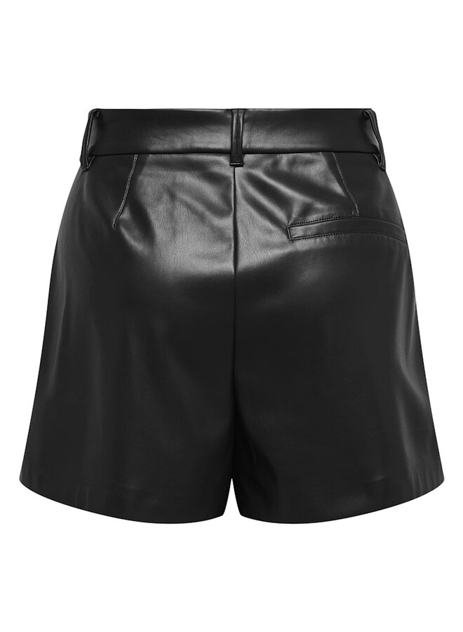 Only Short Faux Leather 15351265 - Black
