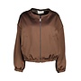 Amélie & Amélie Bomber Jasje Satijn Acosse B511-SET4 Spa Blouse - Choco2