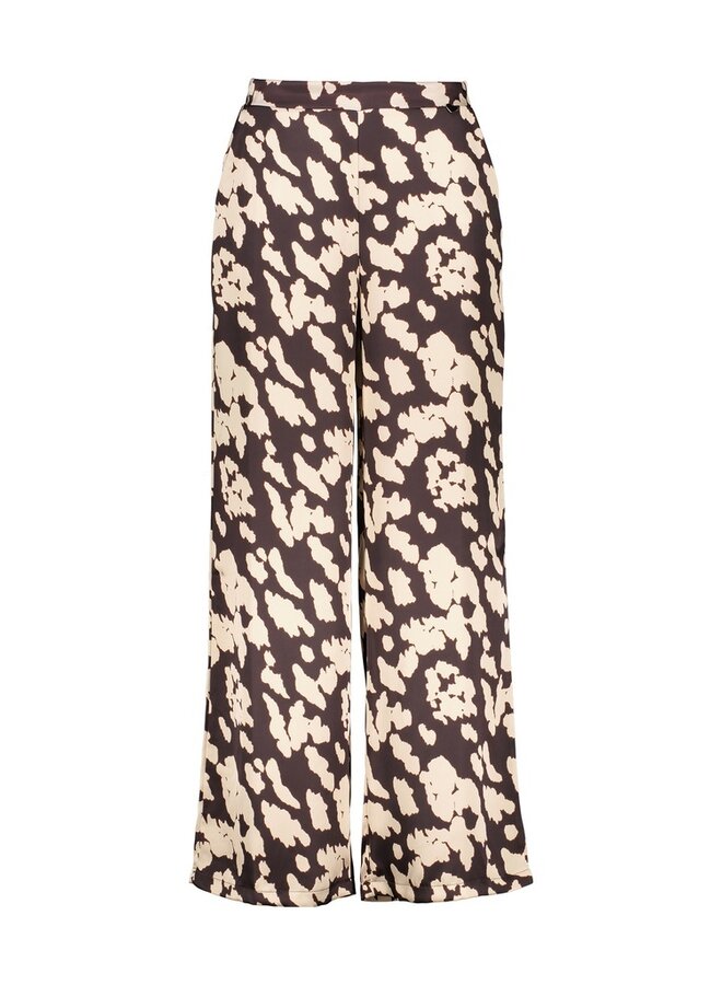 Amélie & Amélie Broek Arosa B505-SET12 Spa Trouser - Choco/Gesso