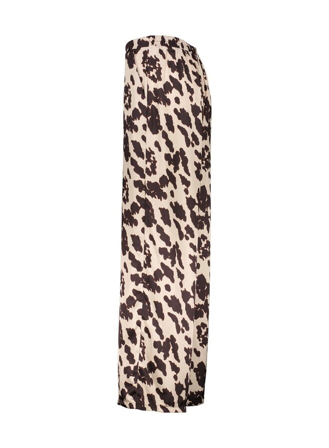 Amélie & Amélie Broek Arosa B505-SET12 Spa Trouser - Choco/Gesso