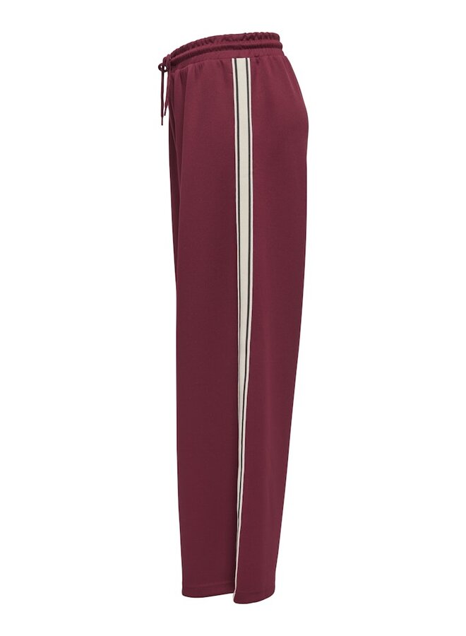 Only Broek Wide Stripe 15356171 - Cabernet