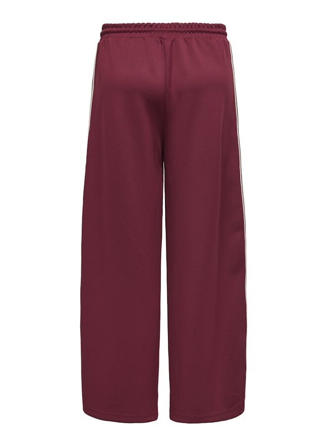 Only Broek Wide Stripe 15356171 - Cabernet