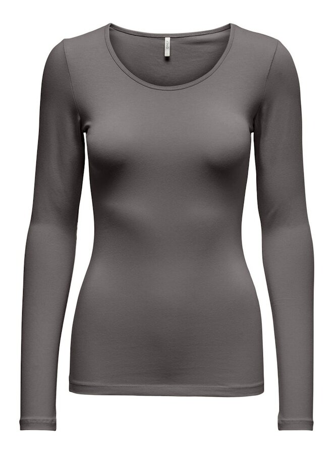 Only T-shirt Long Sleeve 15204712 - Plum Kitten