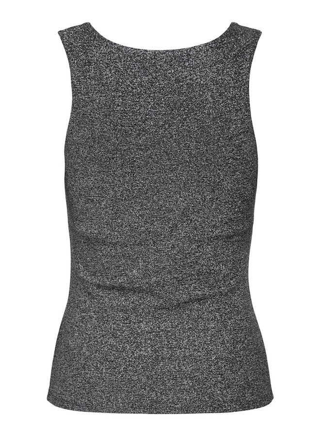 Only Top Silver Glitter 15356494 - Black