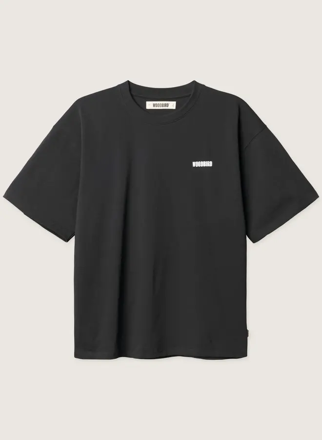 Woodbird T-shirt WBBeam Ming Tee 2536-401 - Black