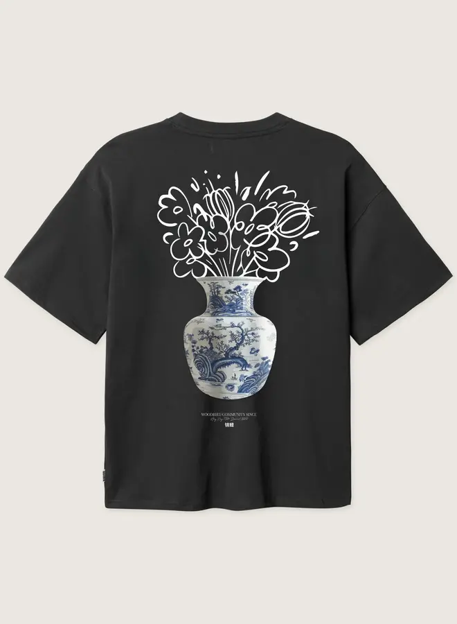 Woodbird T-shirt WBBeam Ming Tee 2536-401 - Black