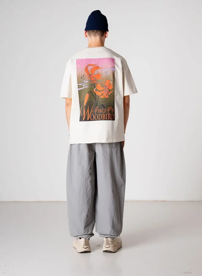 Woodbird T-shirt WBBaine Flower Tee 2536-407 - Off White
