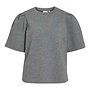 Vila T-shirt 14108620 - Medium Grey Melange