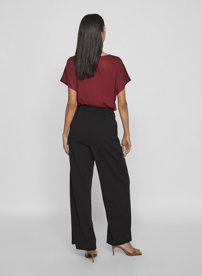 Vila Pantalon VICLUA 14095436 - Black Beauty