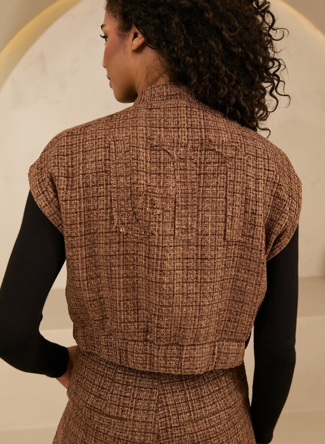 Lofty Manner Gilet Salwa QH303 - 200 Brown