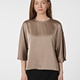 Neo Noir Satijnen Blouse Liora 165567 - 811 Dark Taupe