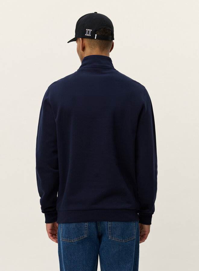 Les Deux Half-Zip Sweater 1000665 Patch - 460 Dark Navy