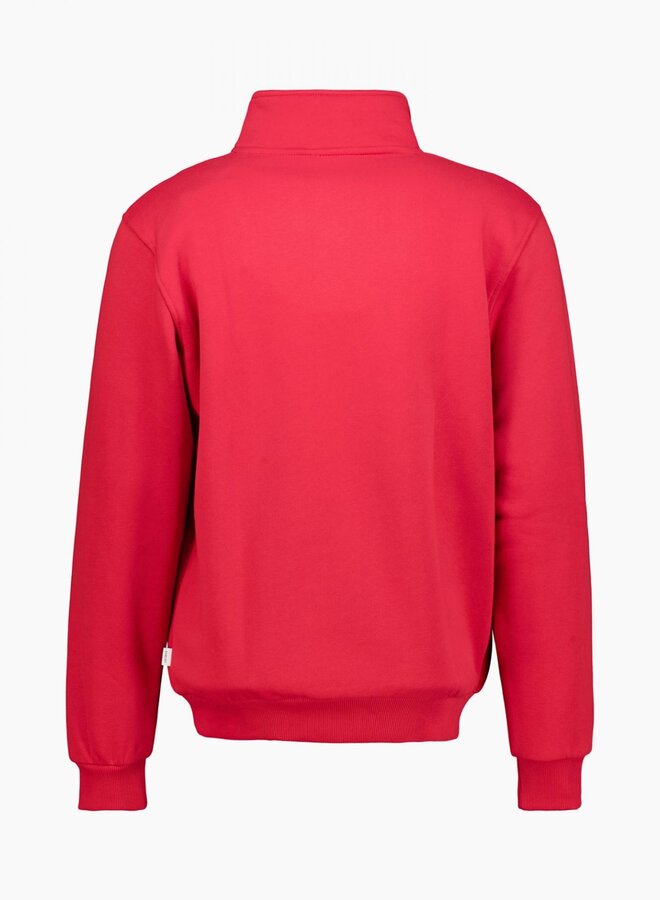 Les Deux Half-Zip Sweater 1000665 Patch - 632 Scarlet Sage