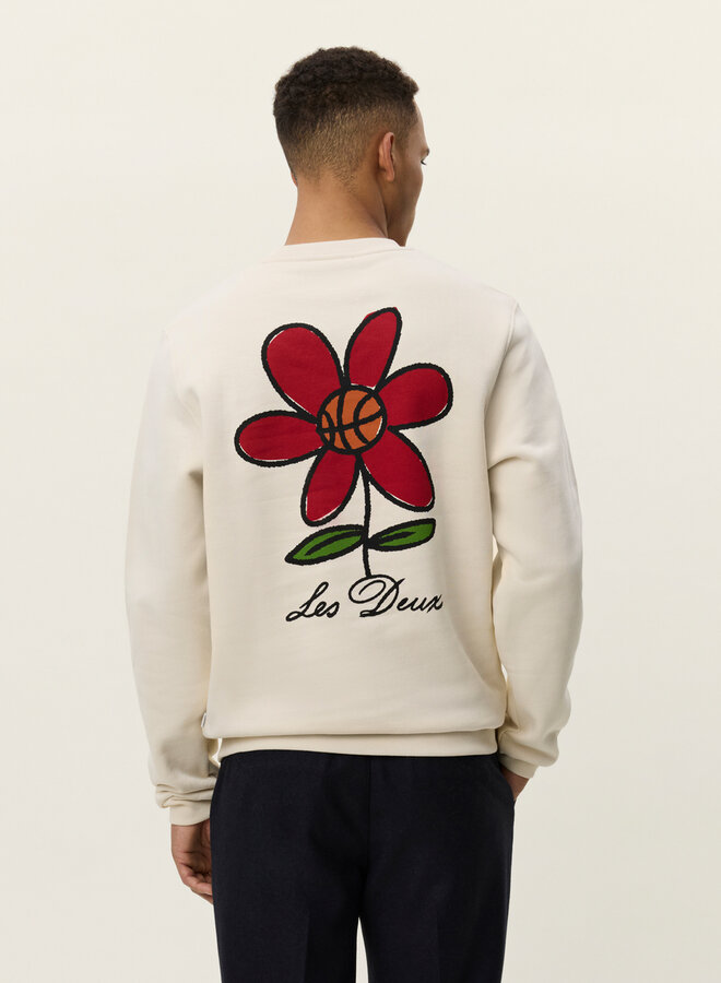 Trui 1000836 Flower Basket Sweatsht - 215 Ivory