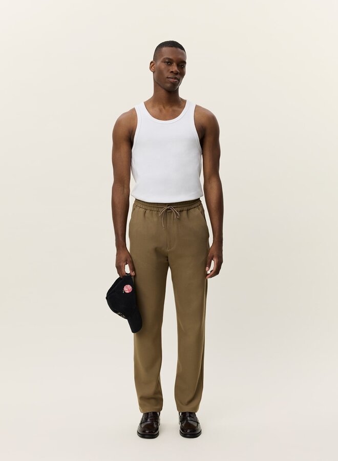 Les Deux Broek 1000415 Como Tapered Pants - 507 Lead Gray