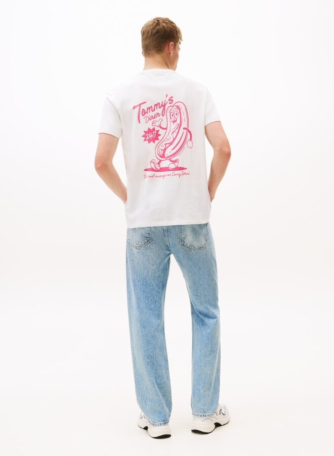 Tommy Jeans T-shirt DM0DM21829 - YBL Ecru