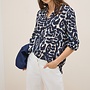 Cecil Blouse Tos  36831 - Urban Dark Blue