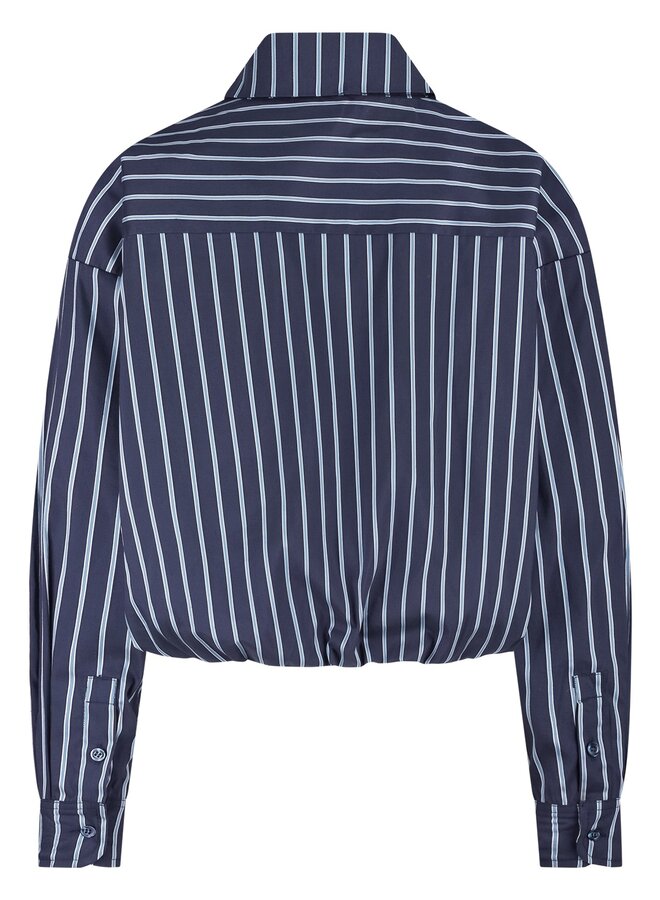 NUKUS Stripe Blouse Ariana NKF02071 - 280 Navy/Ice