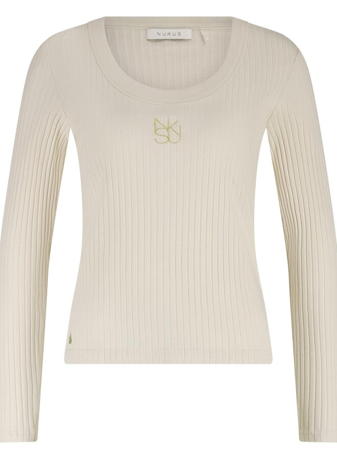 NUKUS Longsleeve Lilia NKF01039 - 17 Off White