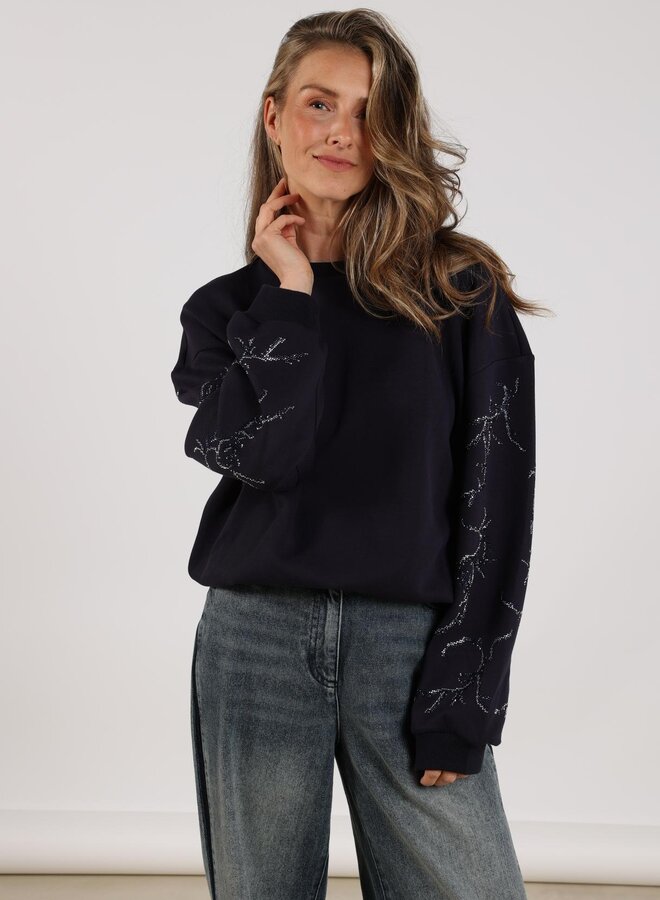 NUKUS Sweater Suzanne NKF03000 - 70 Navy