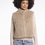 Rino&Pelle Fluffy Gilet Dava.7002511 - 10866 Oat