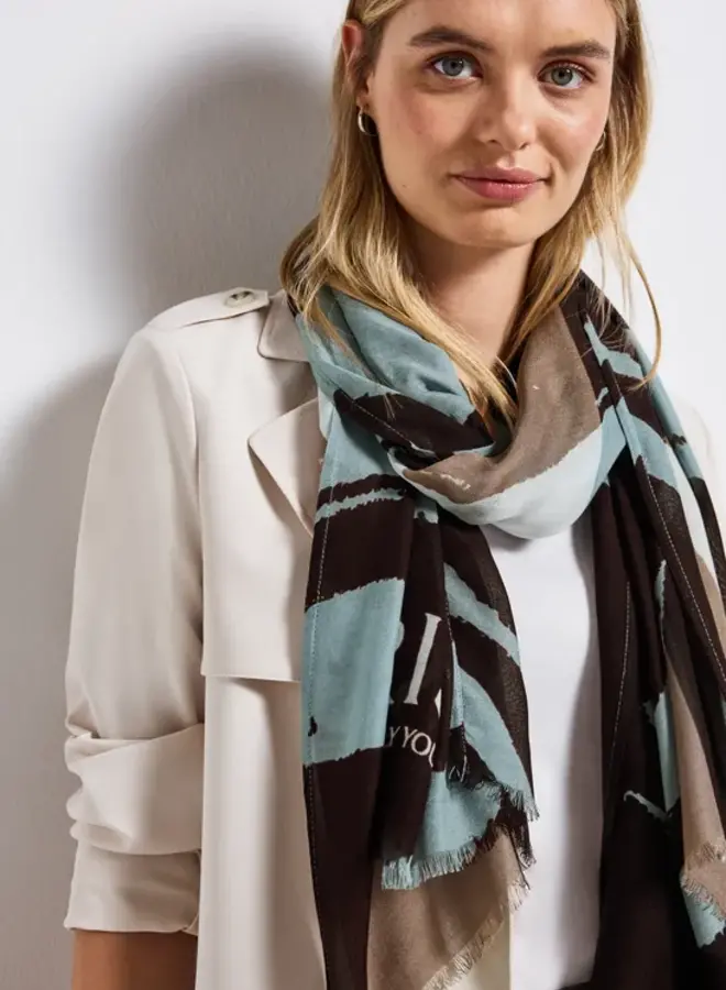 Sjaal Print - 37020  Arona Blue