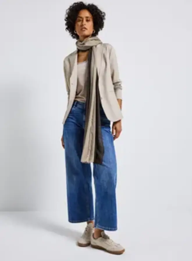 Street One Sjaal Tweekleurig - 26866 Deep Roast Brown