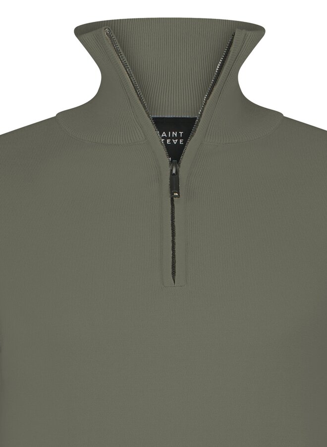 SAINT STEVE Half Zip Trui 19480 - 60012 Light Army