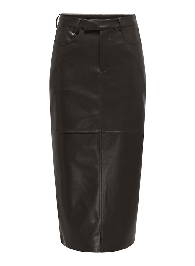 Leren Rok  ONLVERONA 15350363 - Chocolate Torte